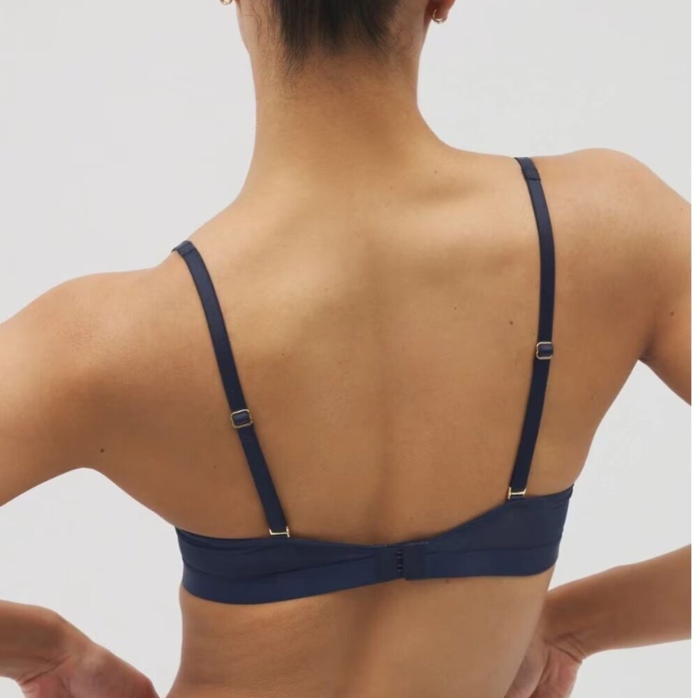 Soma Lightly Lined Perfect Coverage Bra with Lace – Nightfall Navy – 34DD (NWT) - Picture 4 of 5